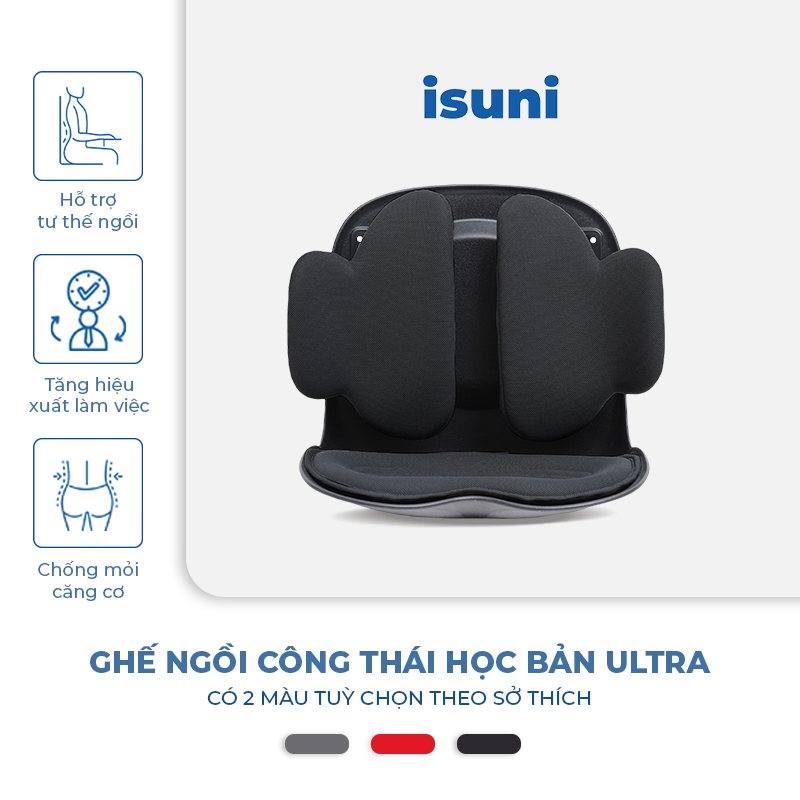 [BẢN ULTRA] Ghế Điều Chỉnh Tư Thế ISUNI, Ghế Công Thái Học Chống Gù Lưng Giúp Cải Thiện Vóc Dáng - ISUNI - ảnh 2