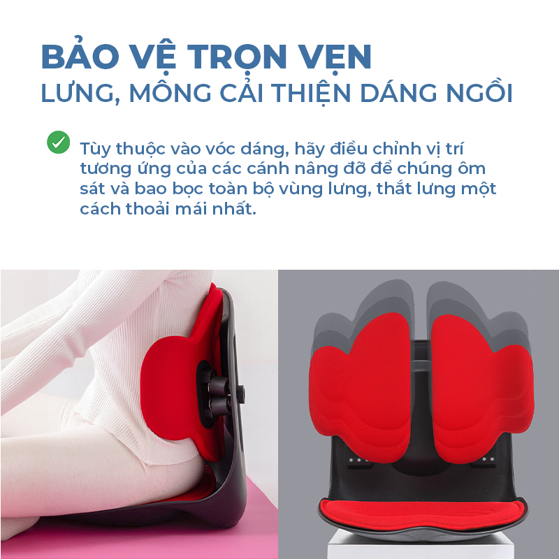 [BẢN ULTRA] Ghế Điều Chỉnh Tư Thế ISUNI, Ghế Công Thái Học Chống Gù Lưng Giúp Cải Thiện Vóc Dáng
