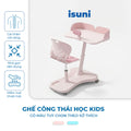 Bàn Ghế Học Sinh ISUNI Công Thái Học Chống Gù Lưng Cho Bé 6-10 Tuổi, Khung Thép Điều Chỉnh Độ Cao - ISUNI - ảnh 1