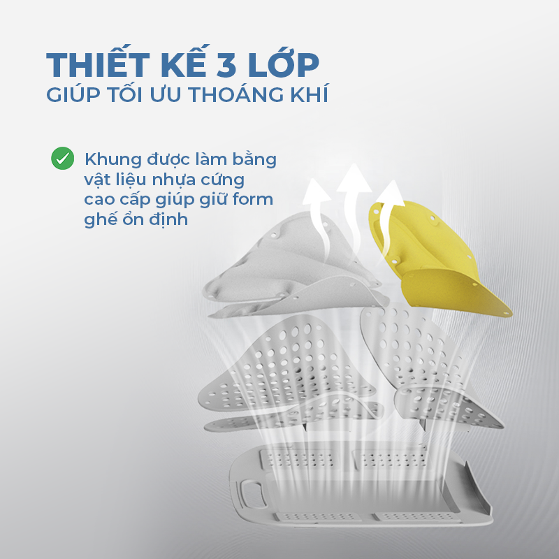 [BẢN ONE WAY] Ghế Điều Chỉnh Tư Thế ISUNI Hỗ Trợ Lái Xe, Làm Việc Văn Phòng Không Bị Đau Lưng - ISUNI - ảnh 5