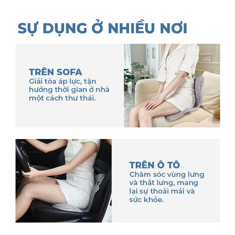[BẢN SAKURA] Ghế Điều Chỉnh Tư Thế Ngồi ISUNI Chống Gù Ghế Công Thái Học Giảm Đau Mỏi Lưng Gáy