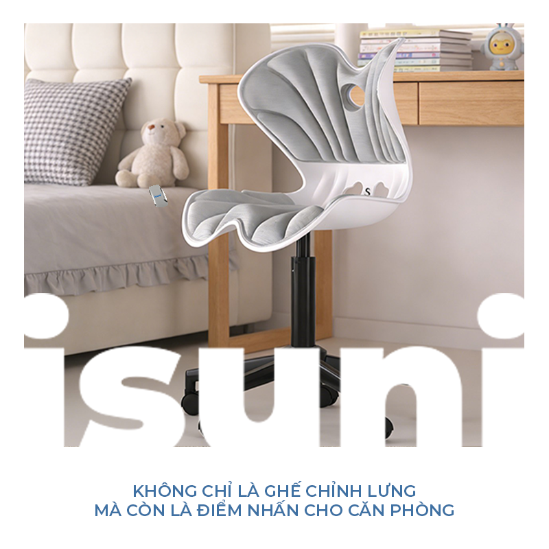 [BẢN CYPHER] Ghế Điều Chỉnh Tư Thế Ngồi ISUNI Chống Gù Lưng, Ghế Công Thái Học Giảm Đau Mỏi Lưng