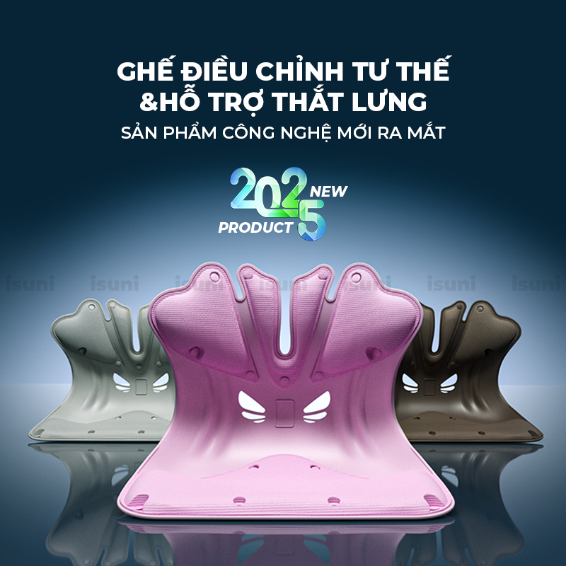 [BẢN CÁNH TIÊN] ISUNI Ghế Chỉnh Tư Thế Ngồi Chính Hãng Chống Gù, Hỗ Trợ Cột Sống, Ngồi Lâu Không Mỏi