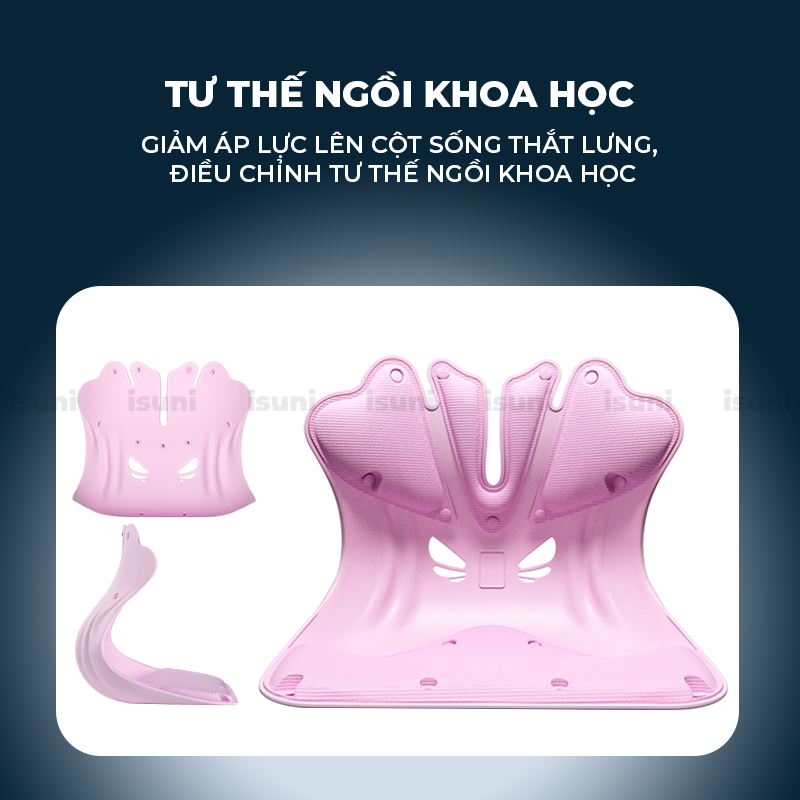 [BẢN CÁNH TIÊN] ISUNI Ghế Chỉnh Tư Thế Ngồi Chính Hãng Chống Gù, Hỗ Trợ Cột Sống, Ngồi Lâu Không Mỏi