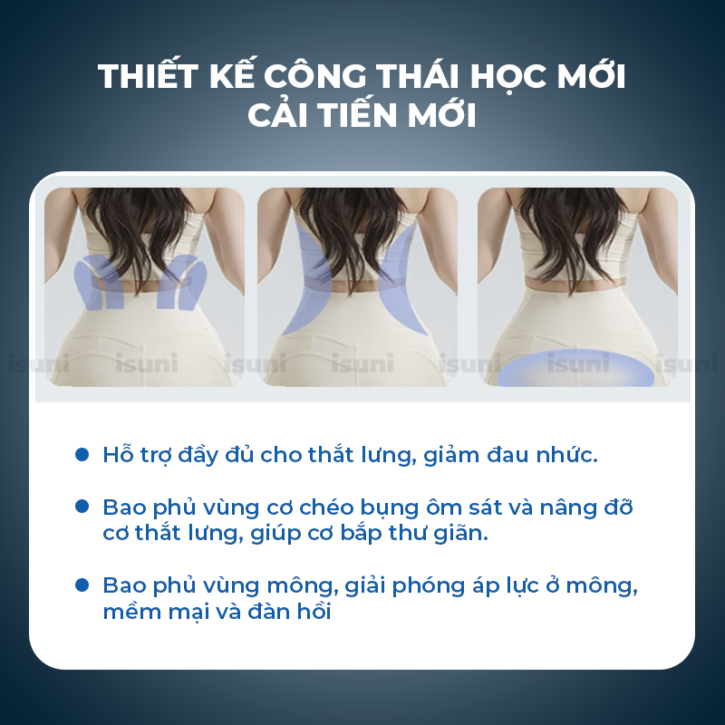 [BẢN CÁNH TIÊN] ISUNI Ghế Chỉnh Tư Thế Ngồi Chính Hãng Chống Gù, Hỗ Trợ Cột Sống, Ngồi Lâu Không Mỏi