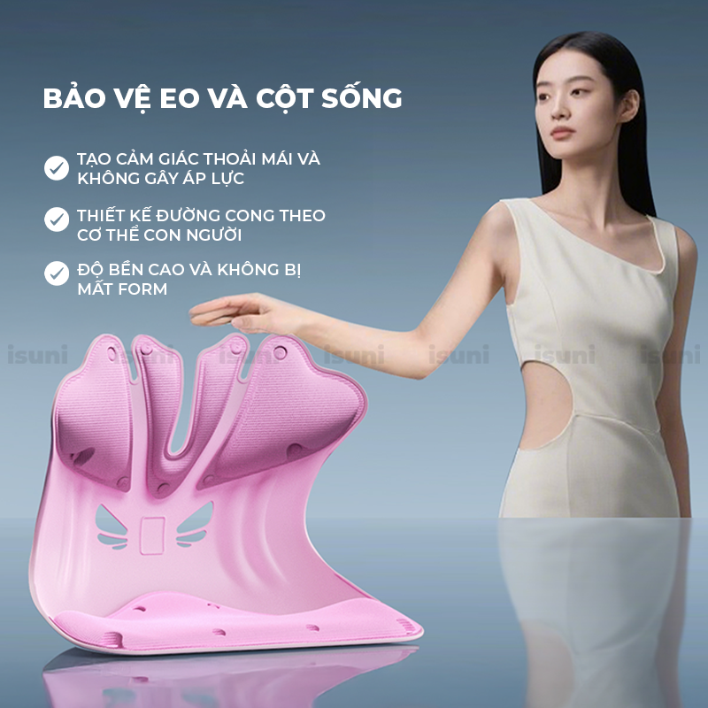 [BẢN CÁNH TIÊN] ISUNI Ghế Chỉnh Tư Thế Ngồi Chính Hãng Chống Gù, Hỗ Trợ Cột Sống, Ngồi Lâu Không Mỏi