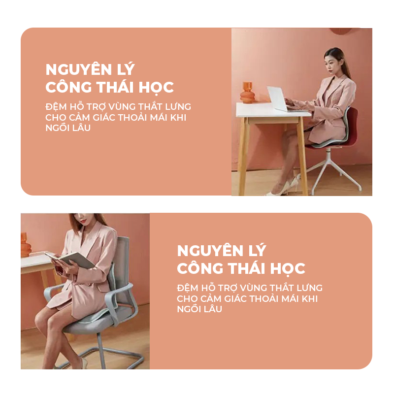 [BẢN VIP S2] Ghế Điều Chỉnh Tư Thế Ngồi Isuni Chống Gù Lưng, Ghế Công Thái Học Giảm Đau Mỏi Lưng