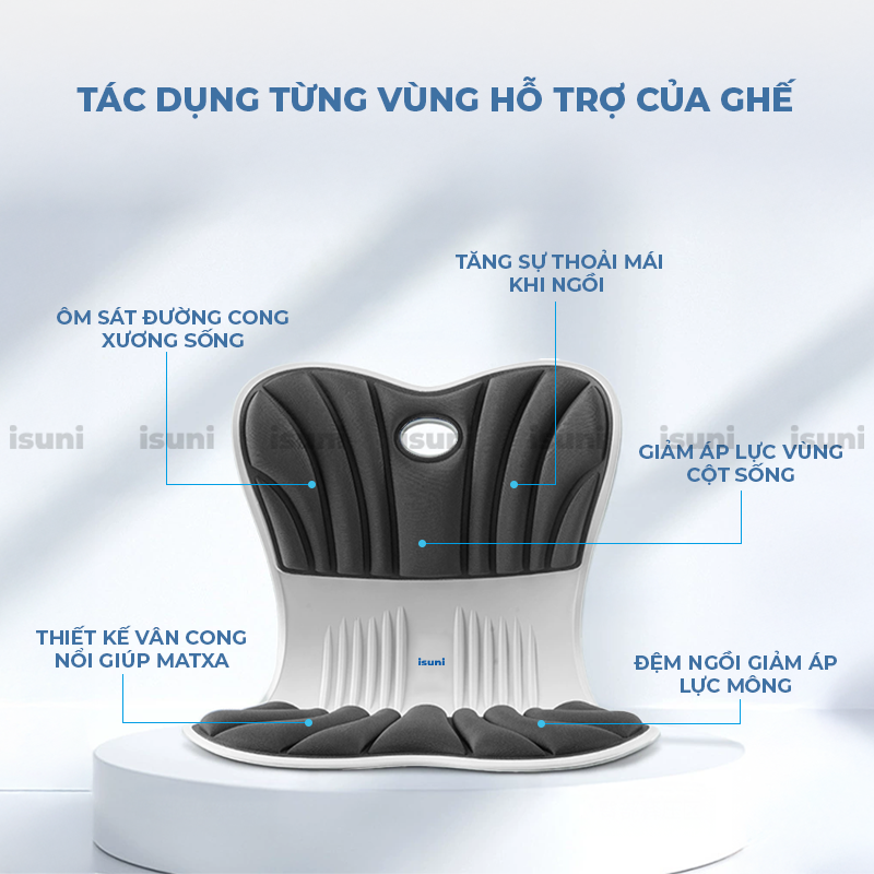[BIG SIZE] Ghế Điều Chỉnh Tư Thế Ngồi Cho Người >100KG, Mẹ Bầu, Mẹ Bỉm, Dân Văn Phòng Chống Đau Lưng, Cong Vẹo Cột Sống