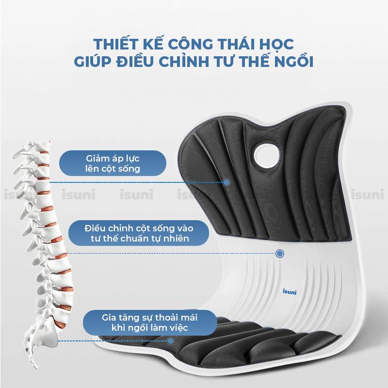 [BIG SIZE] Ghế Điều Chỉnh Tư Thế Ngồi Cho Người >100KG, Mẹ Bầu, Mẹ Bỉm, Dân Văn Phòng Chống Đau Lưng, Cong Vẹo Cột Sống