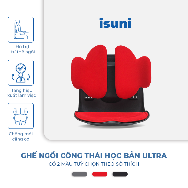 [BẢN ULTRA] Ghế Điều Chỉnh Tư Thế ISUNI, Ghế Công Thái Học Chống Gù Lưng Giúp Cải Thiện Vóc Dáng - ISUNI - ảnh 1