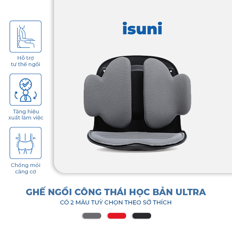 [BẢN ULTRA] Ghế Điều Chỉnh Tư Thế ISUNI, Ghế Công Thái Học Chống Gù Lưng Giúp Cải Thiện Vóc Dáng - ISUNI - ảnh 3