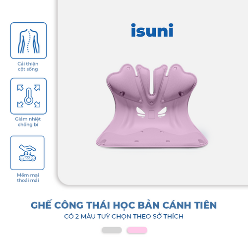 [BẢN CÁNH TIÊN] ISUNI Ghế Chỉnh Tư Thế Ngồi Chính Hãng Chống Gù, Hỗ Trợ Cột Sống, Ngồi Lâu Không Mỏi - ISUNI - ảnh 1